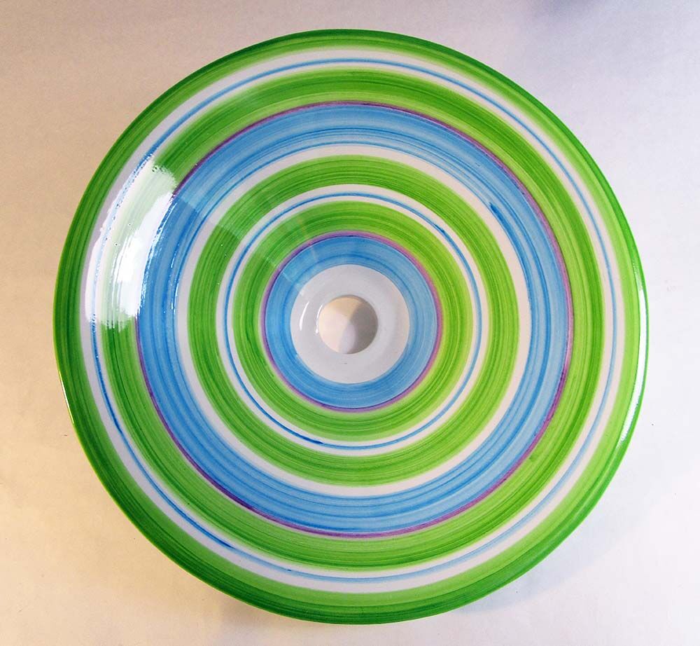 Multicolored ceramic suspension