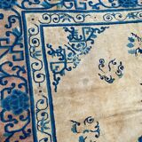 Tapis ancien chinois pékin fait main 194x260 cm