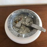 Opaline ceiling light 1970