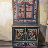 Balinese buffet or console and mirror