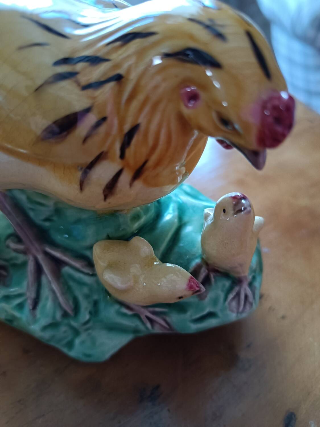 Chicken and chicks barbotine