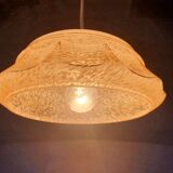 Art Deco pendant lamp from the 30s and 50s, vintage France - newly electrified