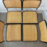 Set of 4 Marcel Breuer Cesca chairs made in Italy.
