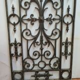 Cast iron door grille
