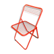 Red "Ted Ned" folding chair by Niels Gammelgaard
