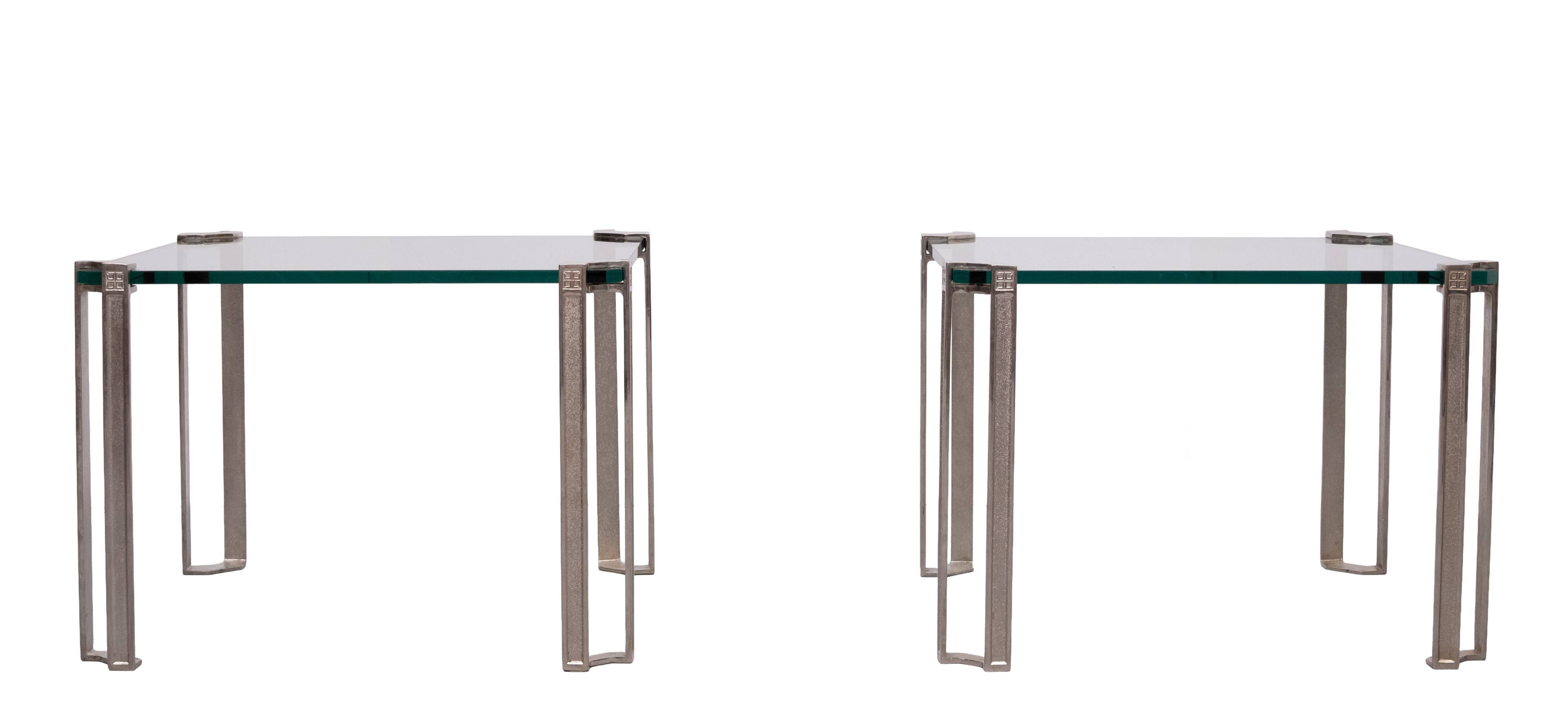 Tables de canapé carrées par Peter Ghyczy modèle T24