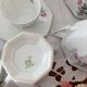 Fine porcelain coffee set EPIAGE D.F. Czechoslovakia of the 30s