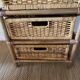 Rattan chest of drawers 3 drawers