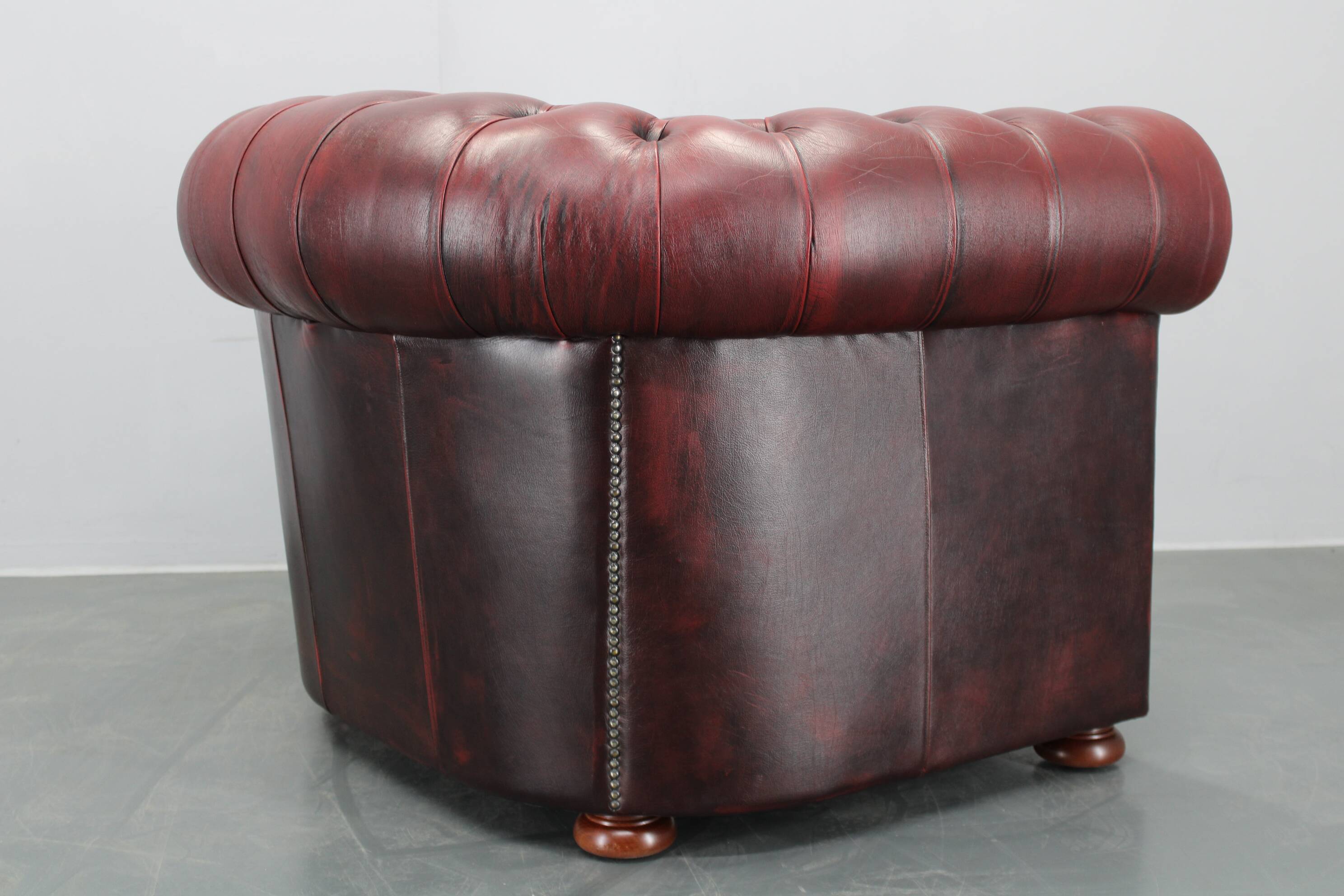 Fauteuil en cuir vintage, Tchécoslovaquie