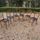 Set of 6 vintage chairs, Scandinavian style