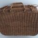Suitcase round Wicker vintage