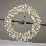 Chandelier with crystals, 1970s