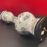 Table lamp, Rouen decor, Quimper, 38 cm socket height