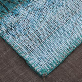 Oversized blue and green wool turkish carpets