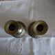 Antique brass candlesticks