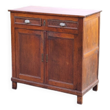 Parisian sideboard in solid oak and solid poplar early 20th century