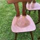 Set of 4 1960s Brutalist Style Bistro Chairs