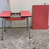 Red Formica table