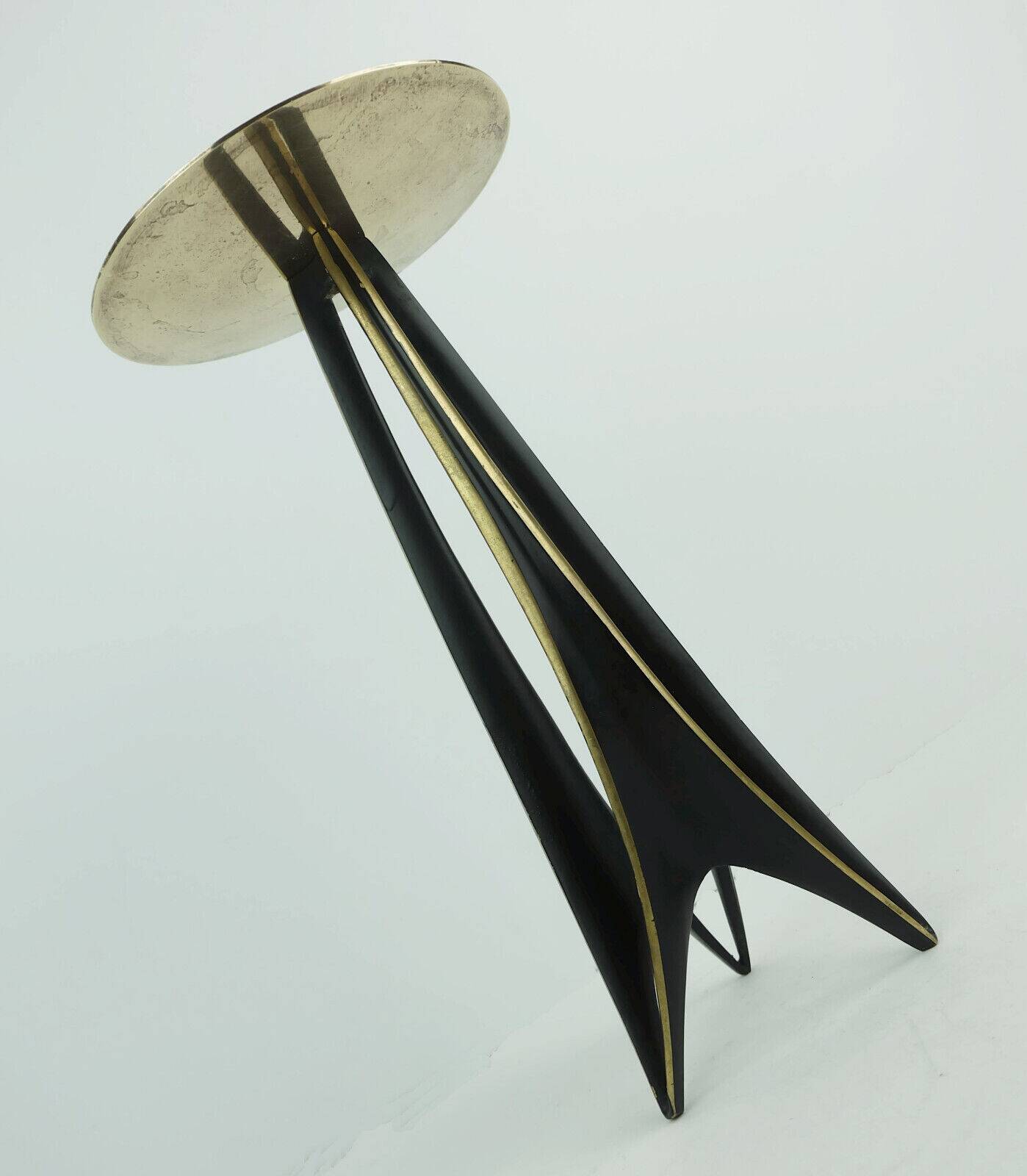 1950s mid century candle holder klaus ullrich faber & schumacher