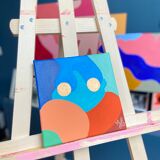 Glossy, Extra fine acrylic on linen canvas