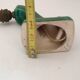 Pair of art deco sconces in emerald green ceramic