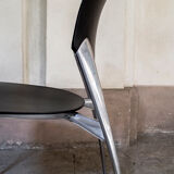 2 chaises empilablse Silla par Josep Llusca pour Driade Italia Année 1995