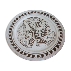 Assiette céramique d'art
