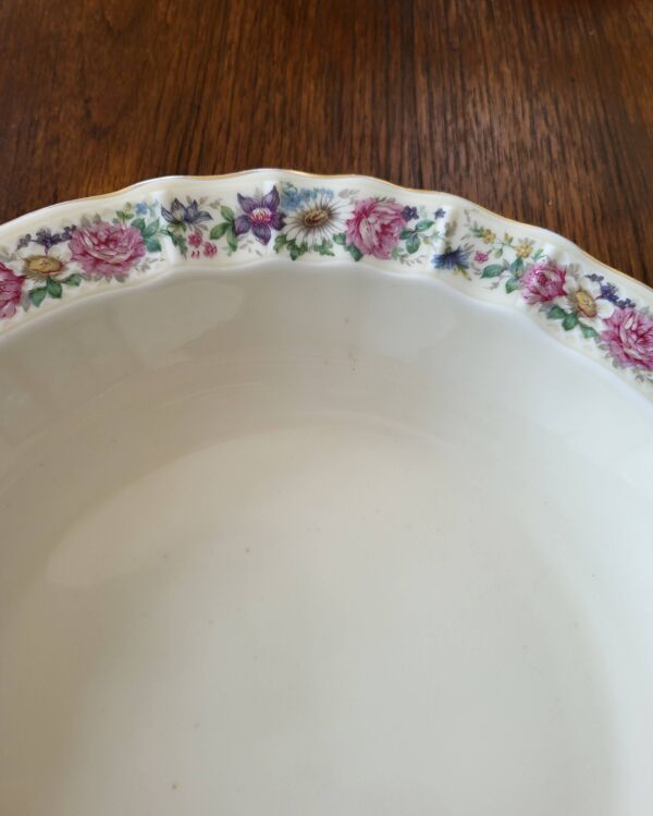 Limoges Bernardaud. Grand Plat Rond Creux