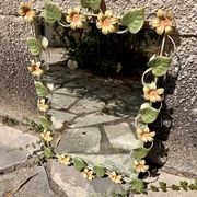 Miroir aux marguerites vintage