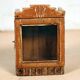 Wall display case - old Burmese teak clock box