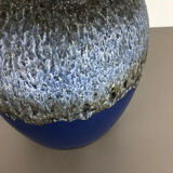 Pottery fat lava multicolor 286-42 vase made by Scheurich, 1970s