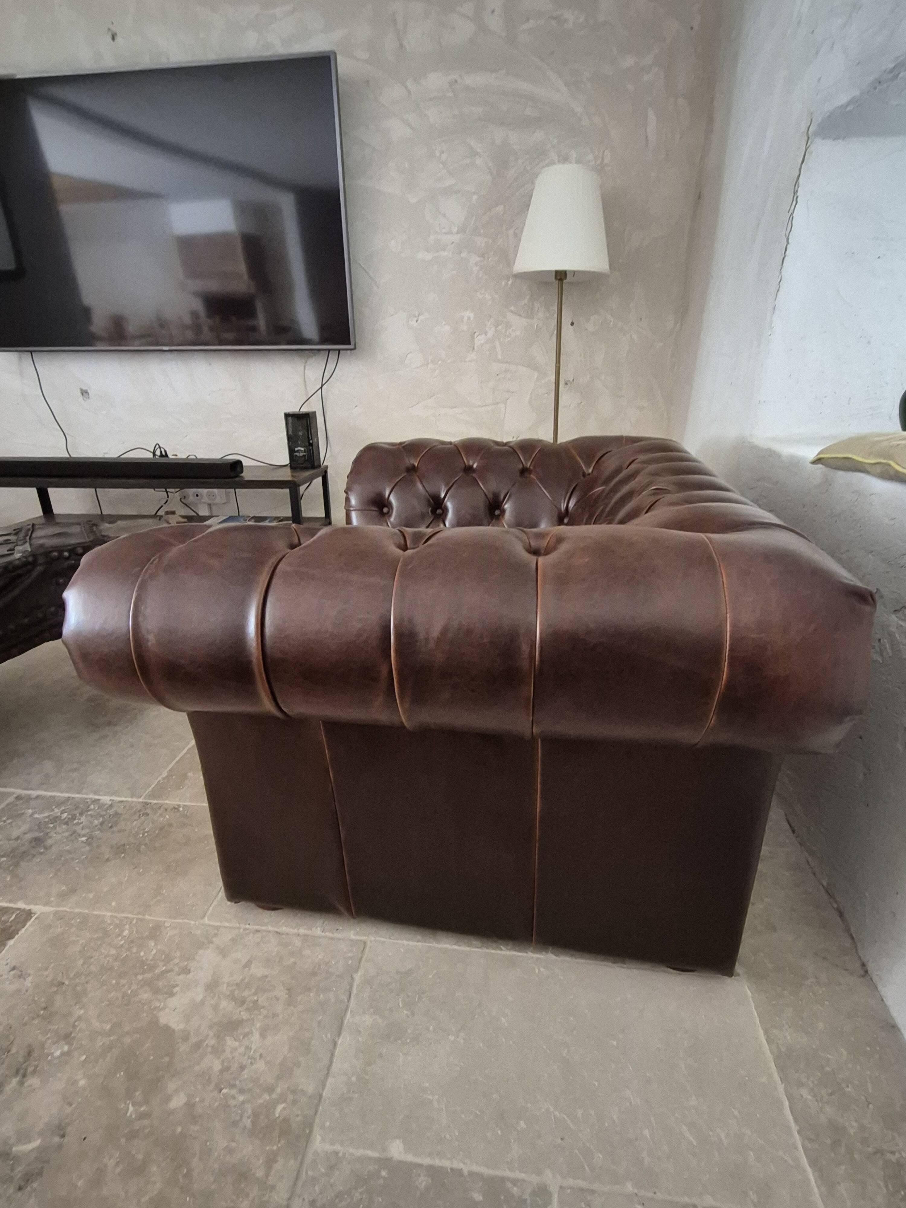 Fauteuil chesterfield