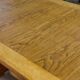 Large solid oak art deco table by Henri Bonjour 1930s