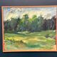 Original Swedish Oil on Canvas “Forest” by Leif Nilsson – Signed – Vintage