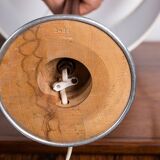 Lampe à poser Suédoise en Aluminium, Palissandre et Bakélite par Bergboms 1960.