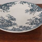 Compotier drageoir faience Saint Amand model Marie Louise signed