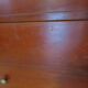 3-drawer chest of drawers with ogee - Louis Philippe style - 80s
