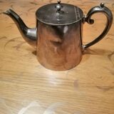 silver-plated teapot