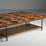 Tables basses en marqueterie (ensemble) 19e siècle