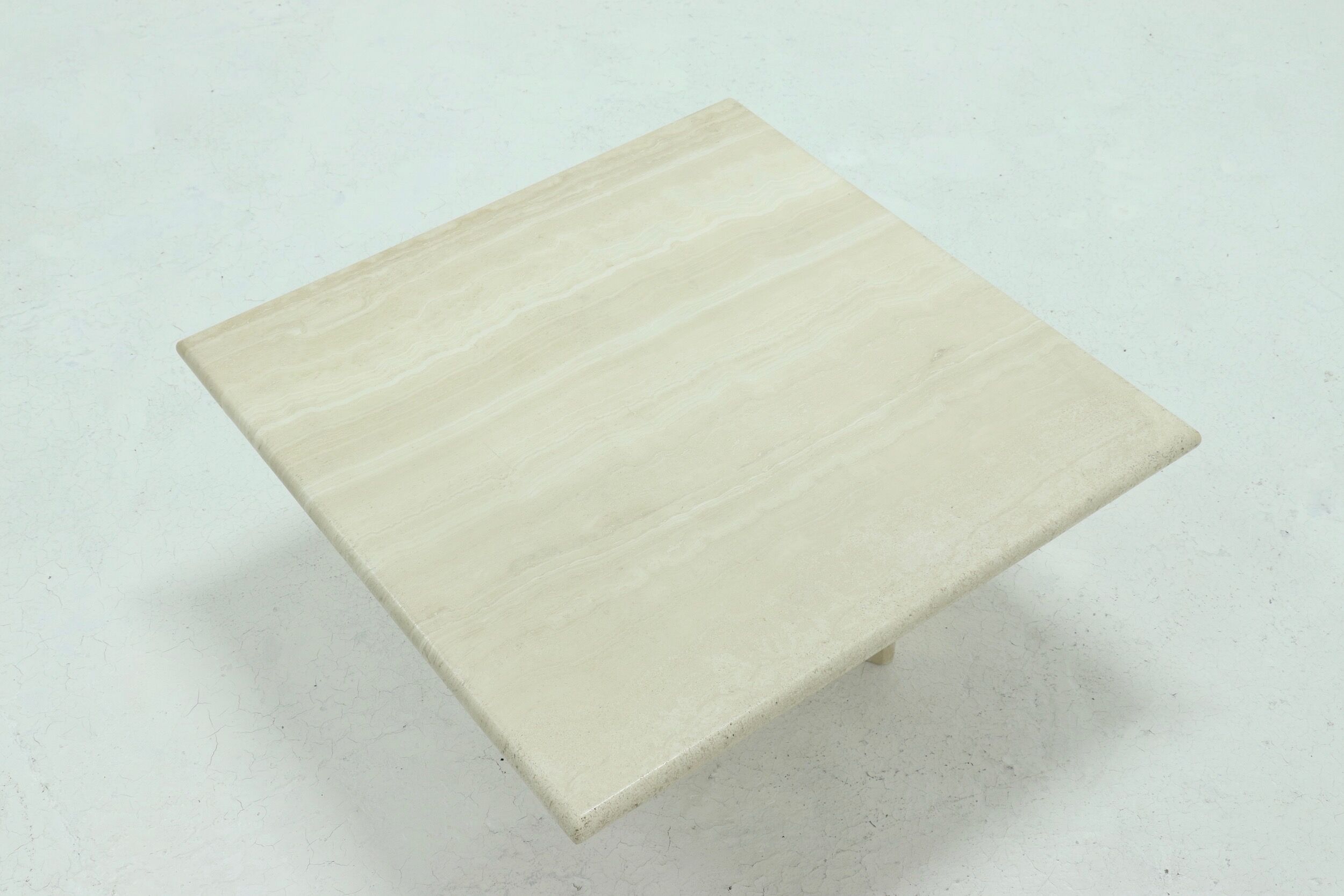 Italian modern travertine coffee table 1970