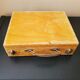 Old wooden painter's case box