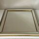 Mirror with glazing beads, Deknudt design, Belgium, 1970s