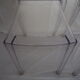 Pair of stackable chairs Victoria Ghost by Philippe Starck, Kartell
