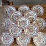 14 assiettes plates anciennes anglaises