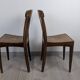 Stella bistro chairs – Vintage pair in wood, retro charm