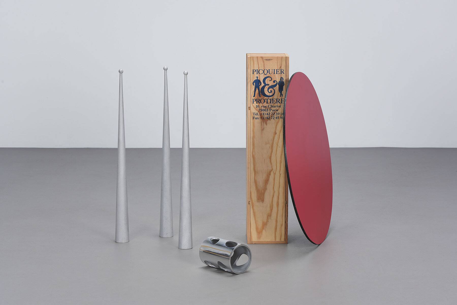 Knitting table by Régis Protière, Piquier-Protrière edition, circa 1990