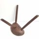 Brutalist tripod farm stool solid wood