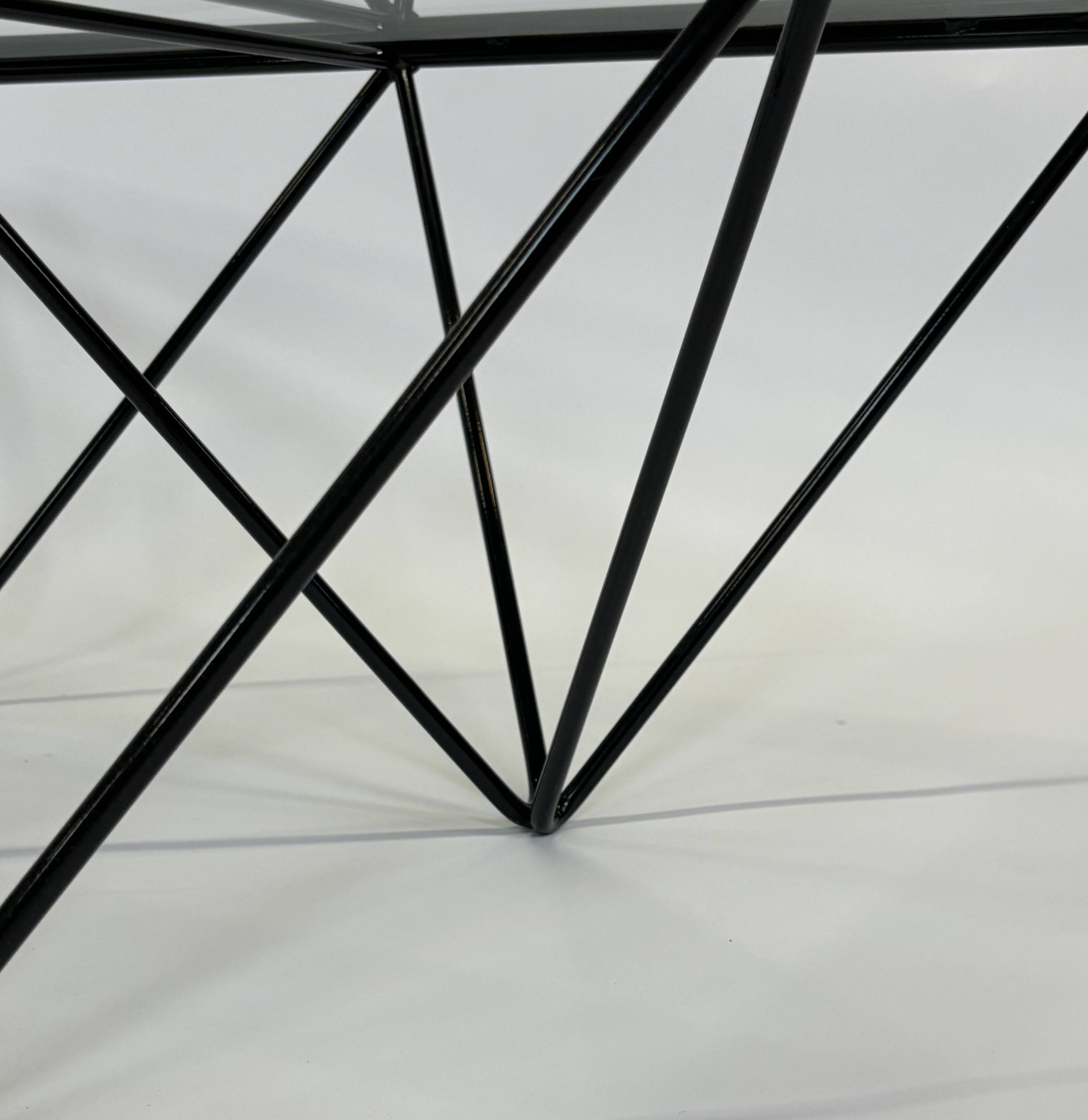 Vintage coffee table steel wire coffee table minimalist design