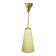 Mid-century pendant lamp in glass and brass, 1950s