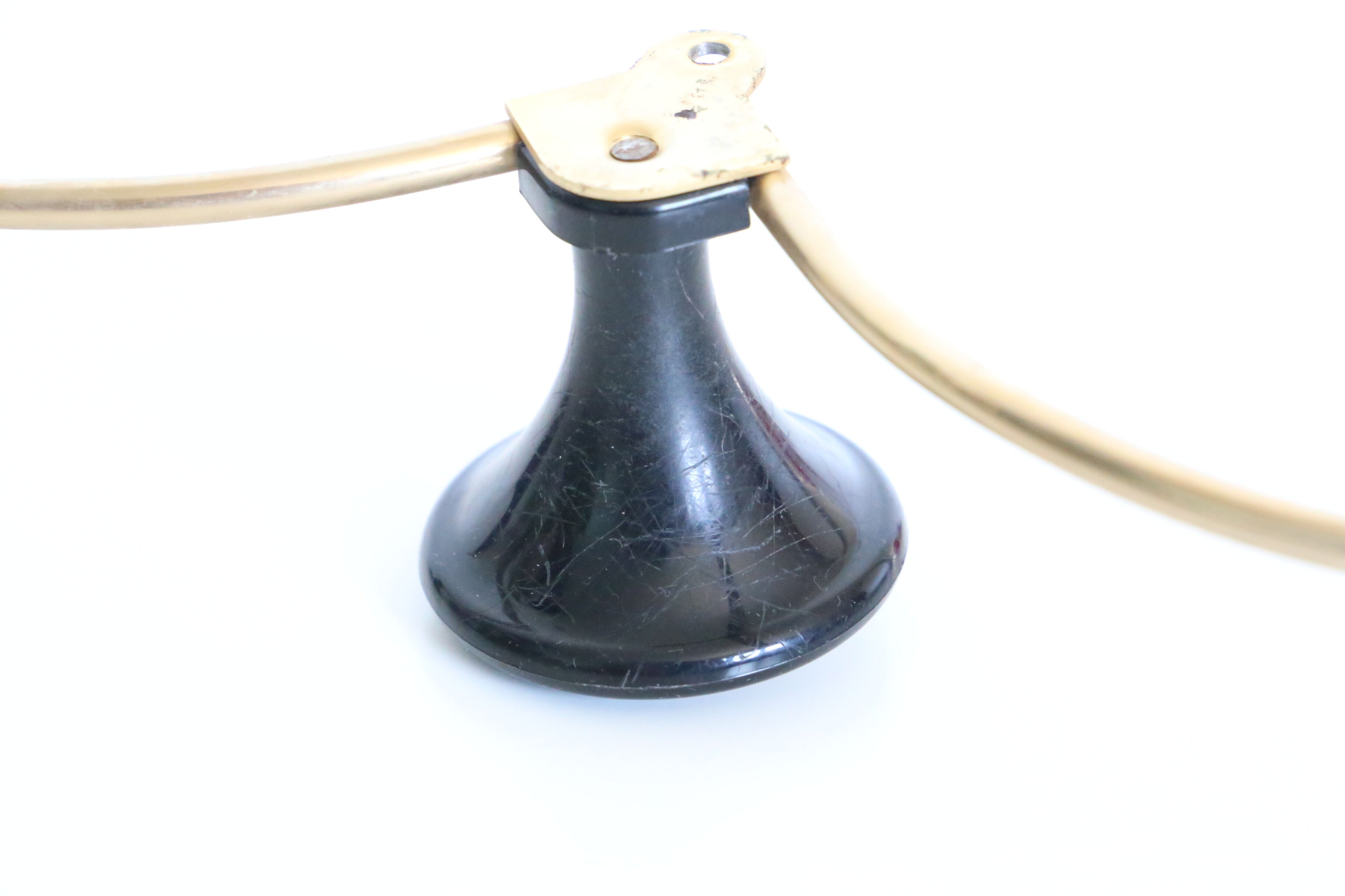 Stunning vintage gold metal coat holder, vintage